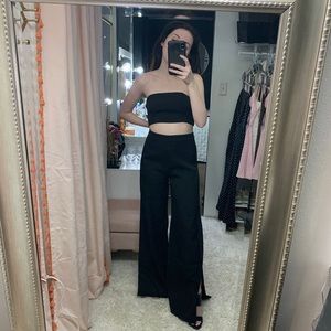 Black pants set
